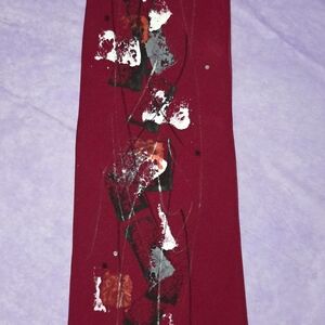 Hand Painted - Monterey "County-by-the-Sea" Men's Wearhouse Hand Sewn Silk Tie